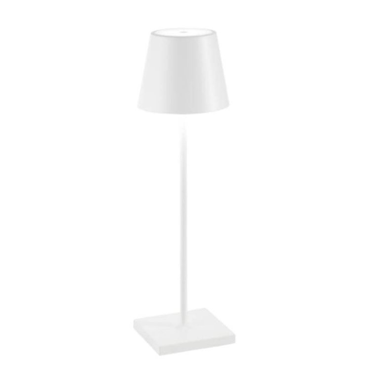 Minimalist waterproof LED table lamp warm ambient light Alexa smart home wireless rechargeable modern