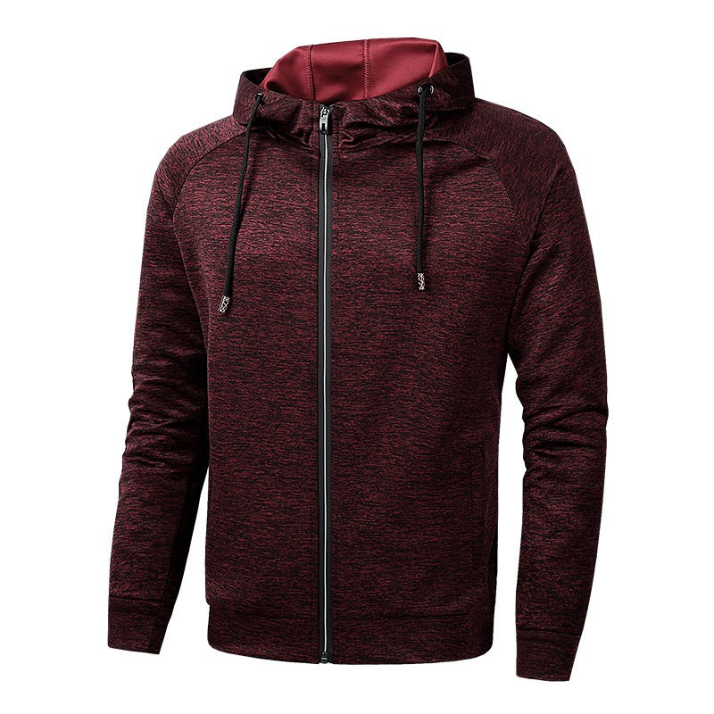 Manuel unisex hooded casual jacket, relaxed fit, durable easy-care fabric for cool weather comfort
