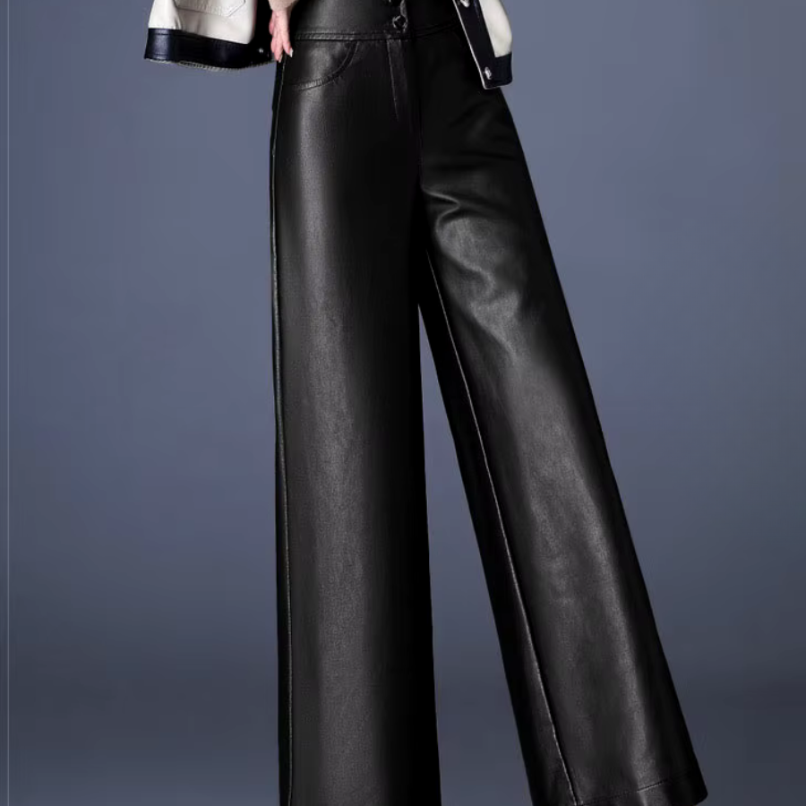 Yolande loose wide-leg pants fluid cut versatile silhouette flattering all body types casual dressy