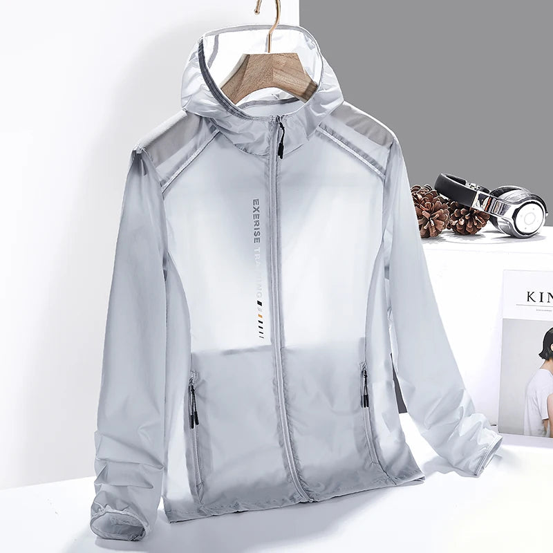 Lightweight windproof performance jacket for hiking, quick-dry fabric, sleek versatile fit outdoor adventures