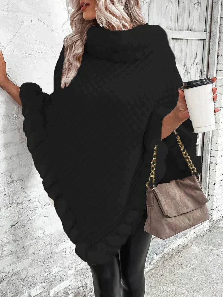Women's trendy knit jumper in versatile colorway, comfortable relaxed fit with sustainable easy-care fabric