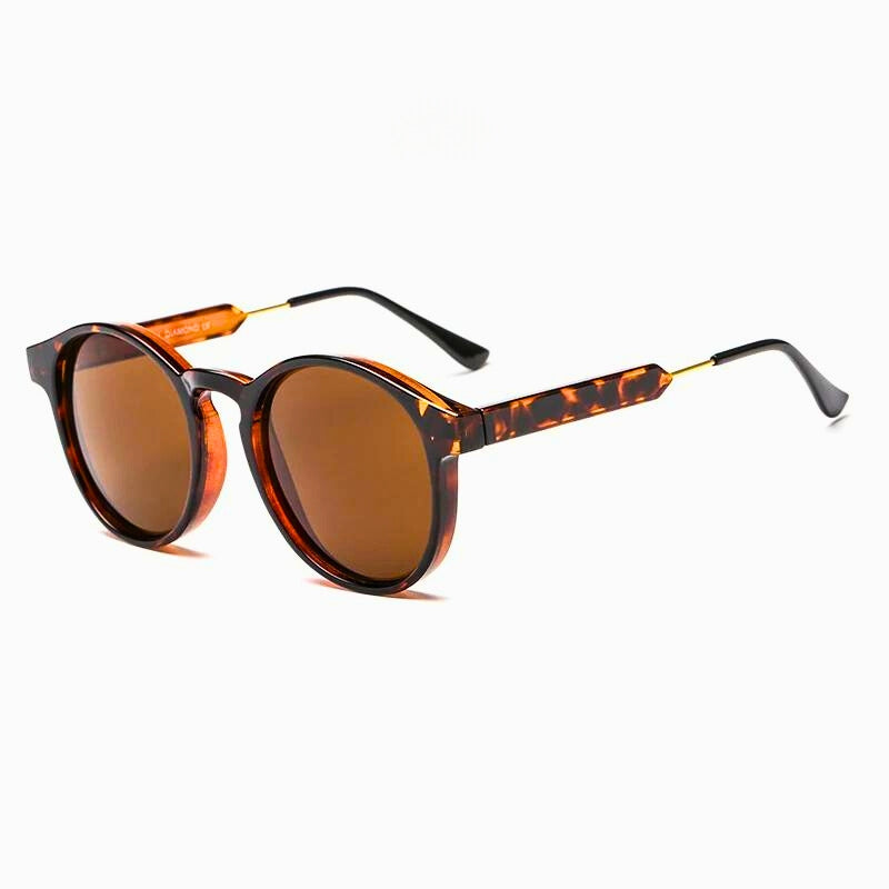 Triven 90s tortoise shell frame sunglasses with anti-glare UV400 lenses for retro vintage style