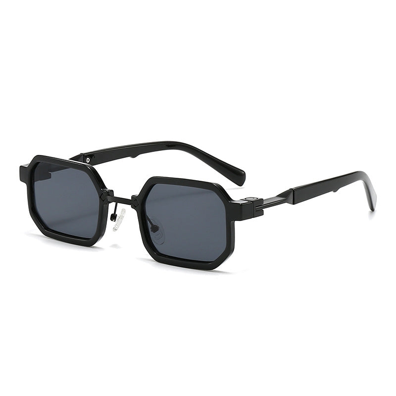 Maivor square acetate sunglasses UV400 bold sculpted frames for fashion-forward wearers