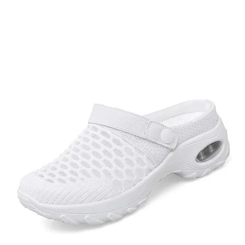 Women's Nordic Flair ergonomic walking shoes with air-cushioned sole for lightweight all-day comfort