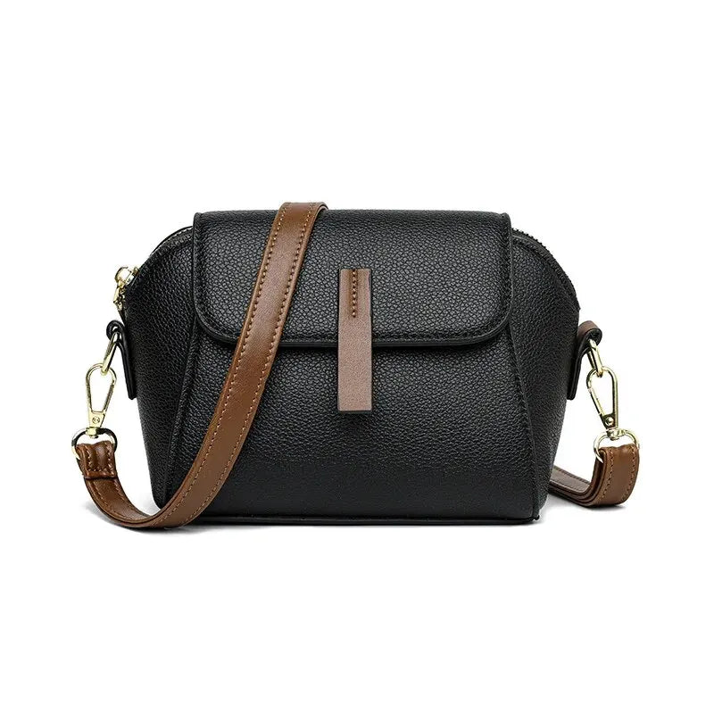 Olli mini crossbody bag pebbled vegan leather structured silhouette magnetic flap women