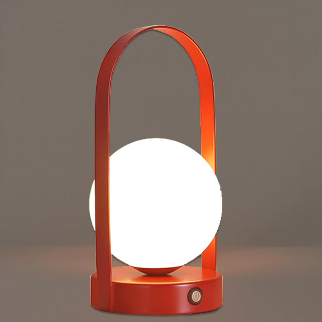 Cindor rechargeable wireless table lamp black gold white modern elegant ambient lighting