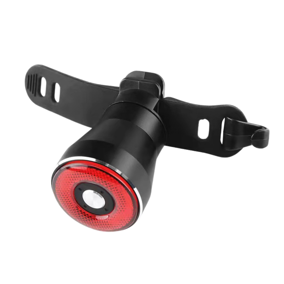 Smart bicycle rear light 50 lumens brake-activated visibility urban cycling safety LED lamp