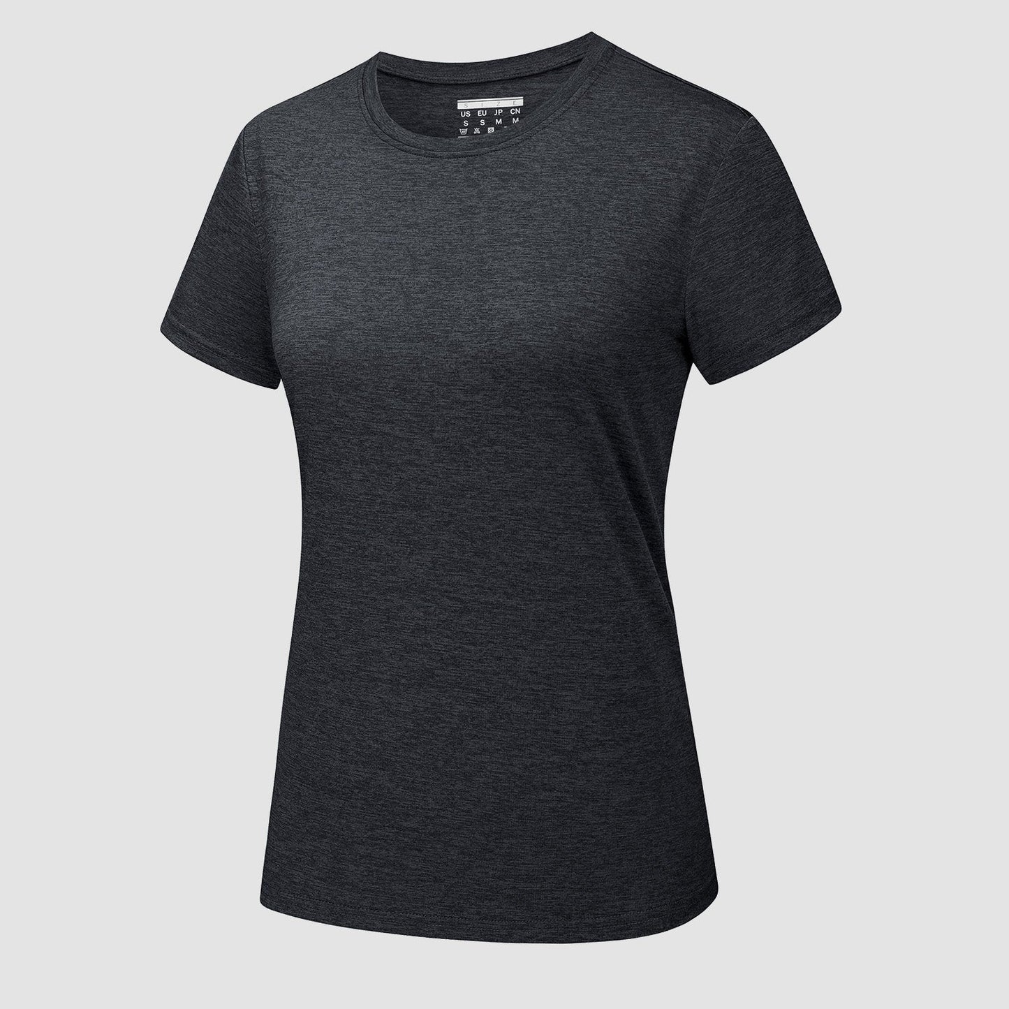 Women's quick-dry running t-shirt lightweight breathable short sleeve moisture-wicking workout top