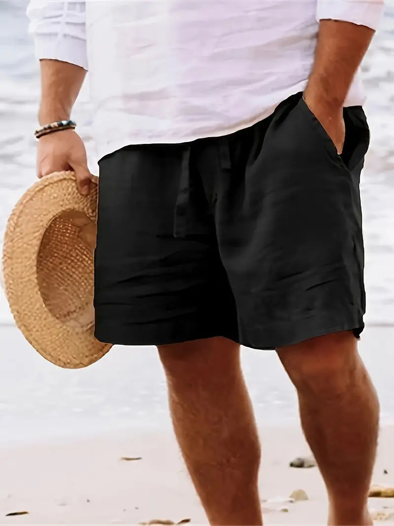 Men's lightweight linen pants breathable casual fit ideal for summer comfort and everyday style