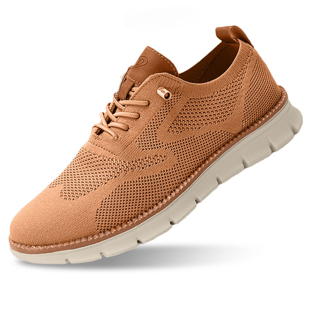 Senzova urban sneakers breathable knit upper removable honeycomb foam insole all-day comfort city style