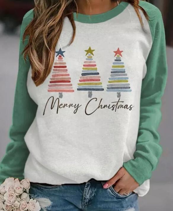 Women's comfort fit knit sweater with bold 3D digital print, contemporary statement style
