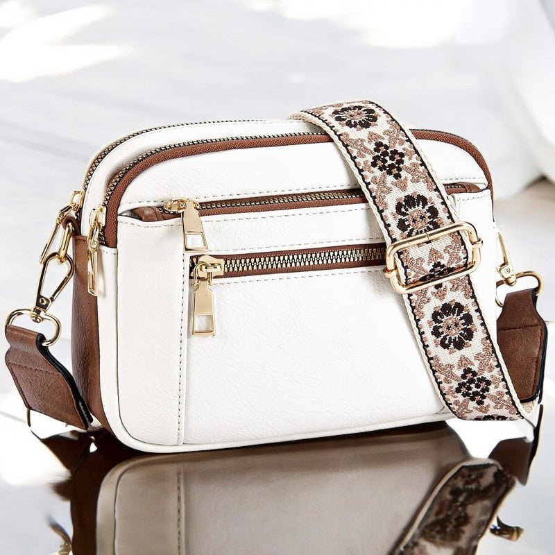 Whitney refined women's shoulder bag with multiple organizing compartments and adjustable strap in elegant style