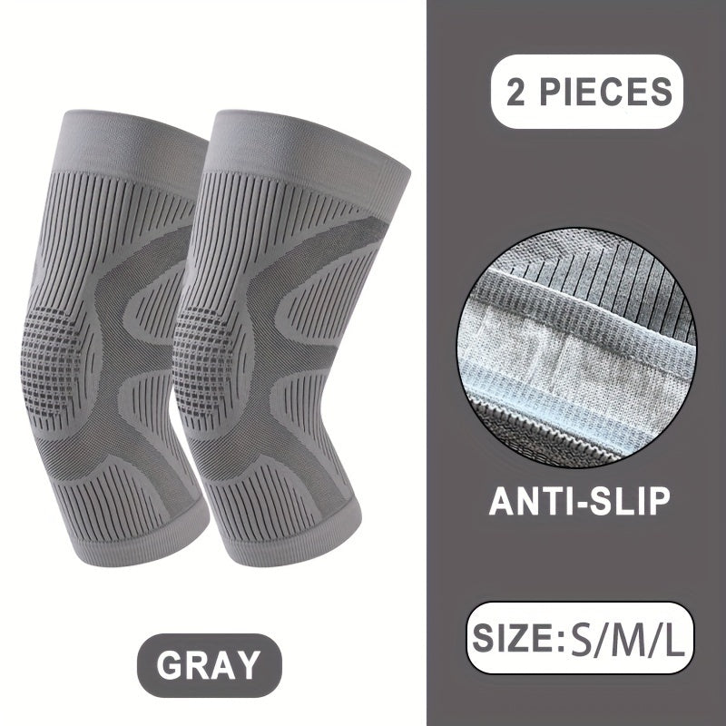 CoreGuard ultra-thin compression knee sleeves unisex discreet support fits under clothing