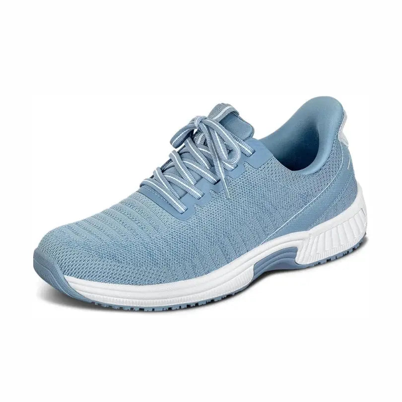 Women's orthopedic slip-on sneakers with hands-free entry, knit upper, cushioned comfort sole