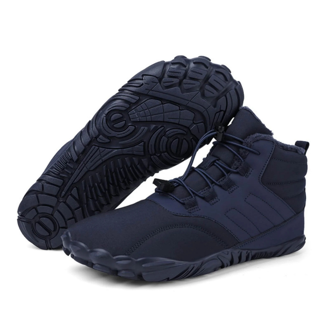 Urbann Vibe unisex winter barefoot shoes black flexible minimalist non-slip warm sole