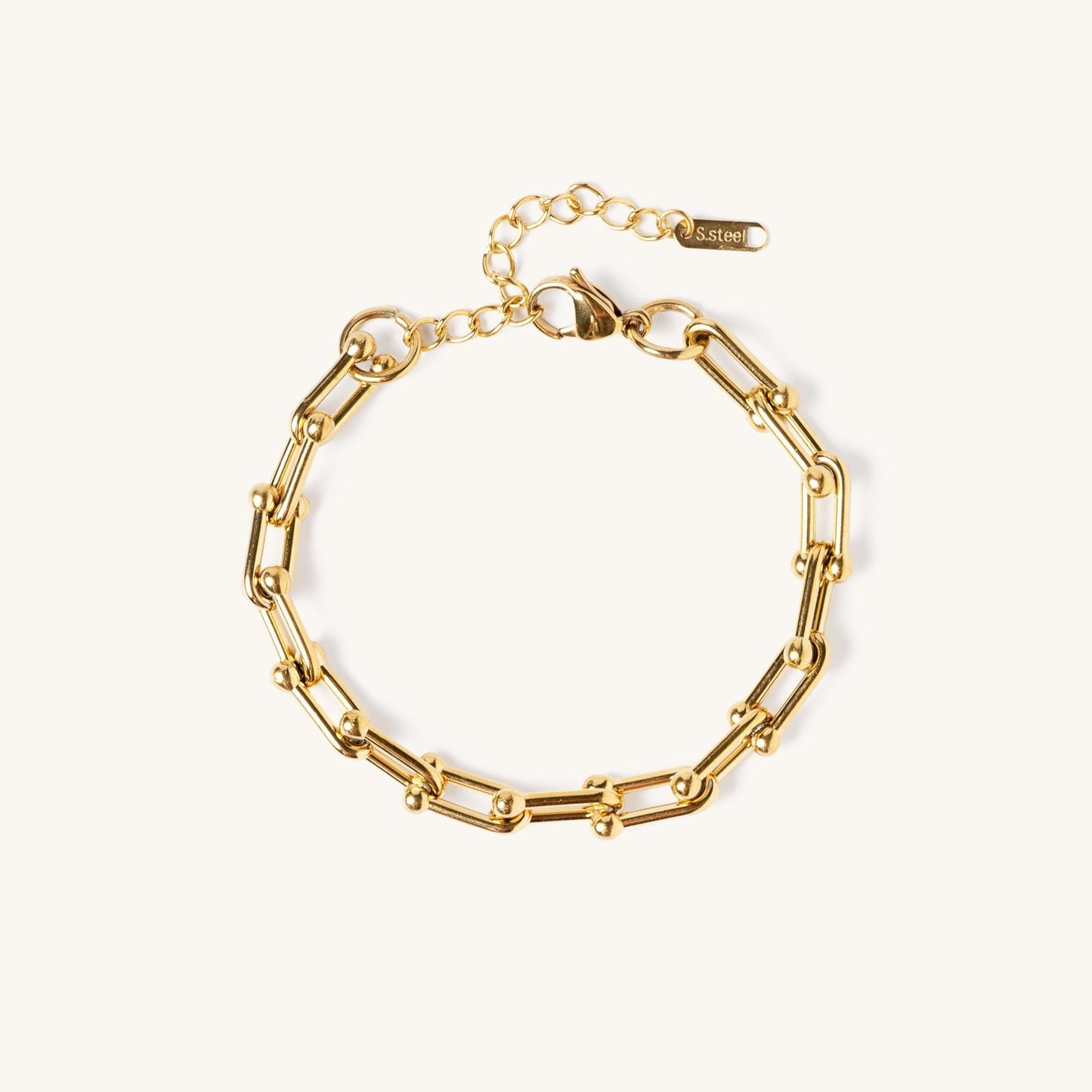 Isla | Waterproof gold-plated chain bracelet - Adjustable - Urbann-Vibe