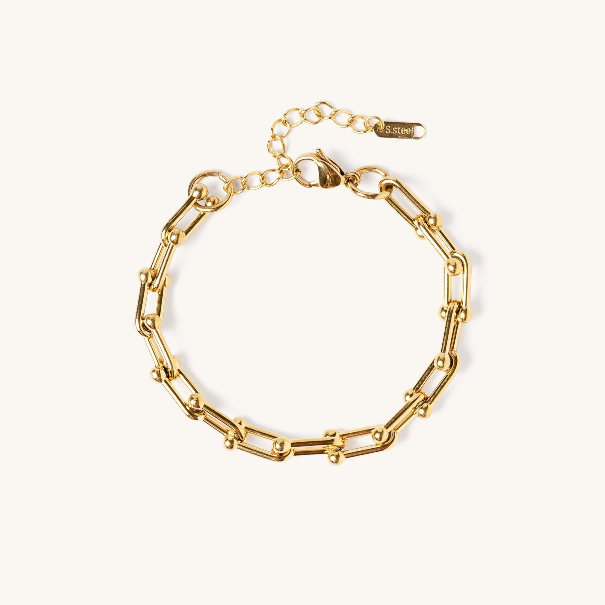 Isla | Waterproof gold-plated chain bracelet - Adjustable - Urbann-Vibe