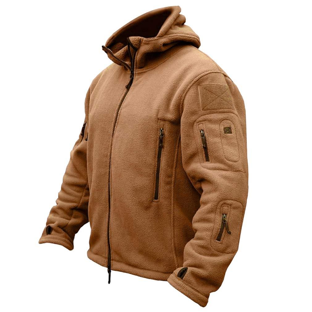 Alan tactical hooded jacket in neutral tones, weatherproof outdoor style with robust adjustable hood