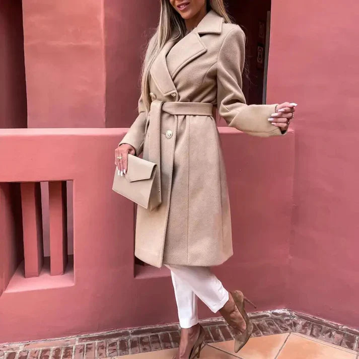 Leida elegant women's jacket, chic versatile outerwear in sustainable fabric for refined everyday style