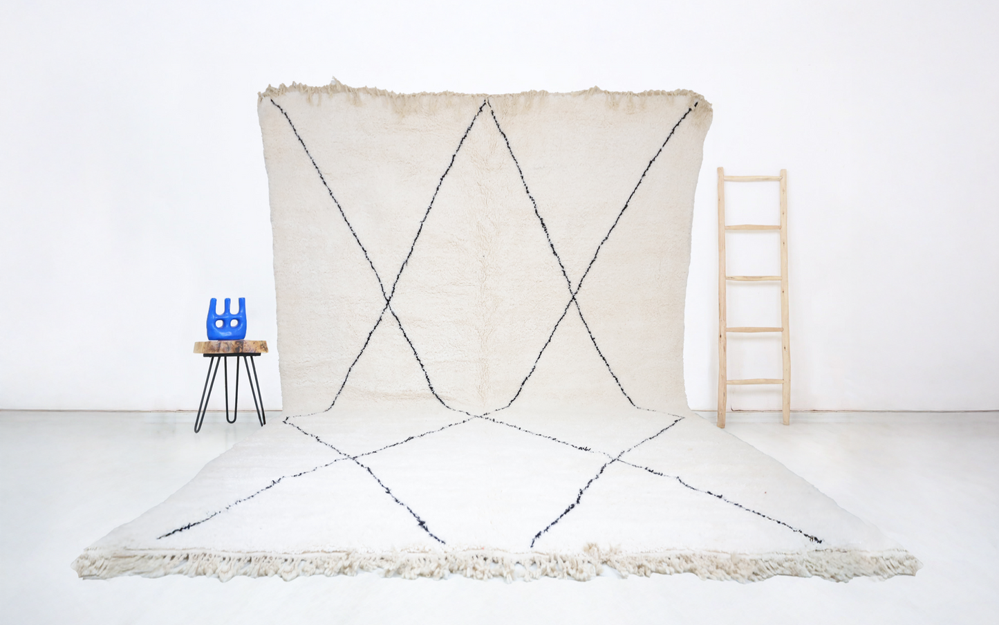 Ader Beni Ourain Rug 9'6" x 14'4" - Urbann-Vibe