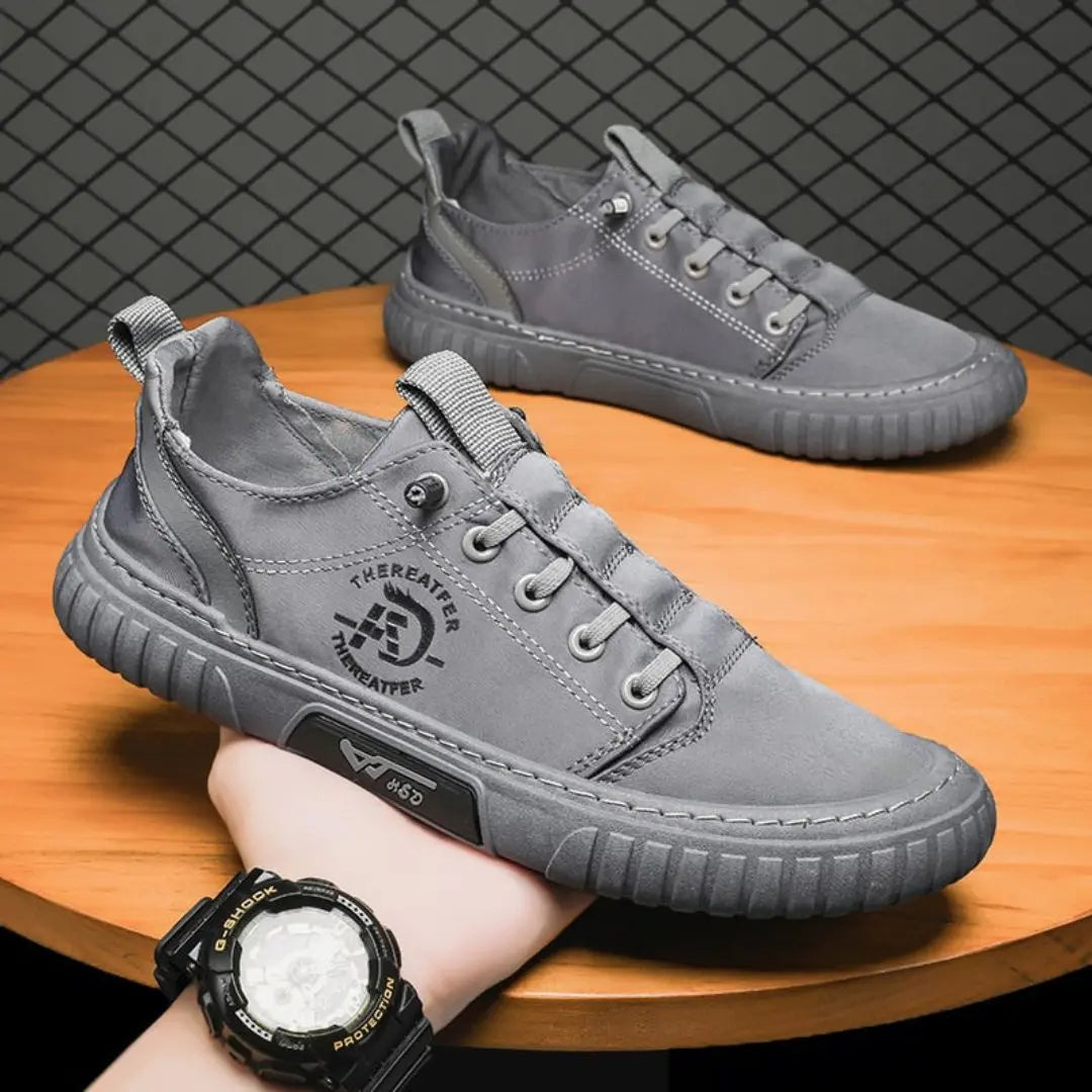 Adrian canvas sneakers rugged lightweight urban style with reinforced toe cap breathable flexible fit