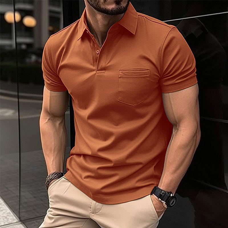 Men's classic polo shirt in premium fabric with refined fit and everyday versatile smart-casual style