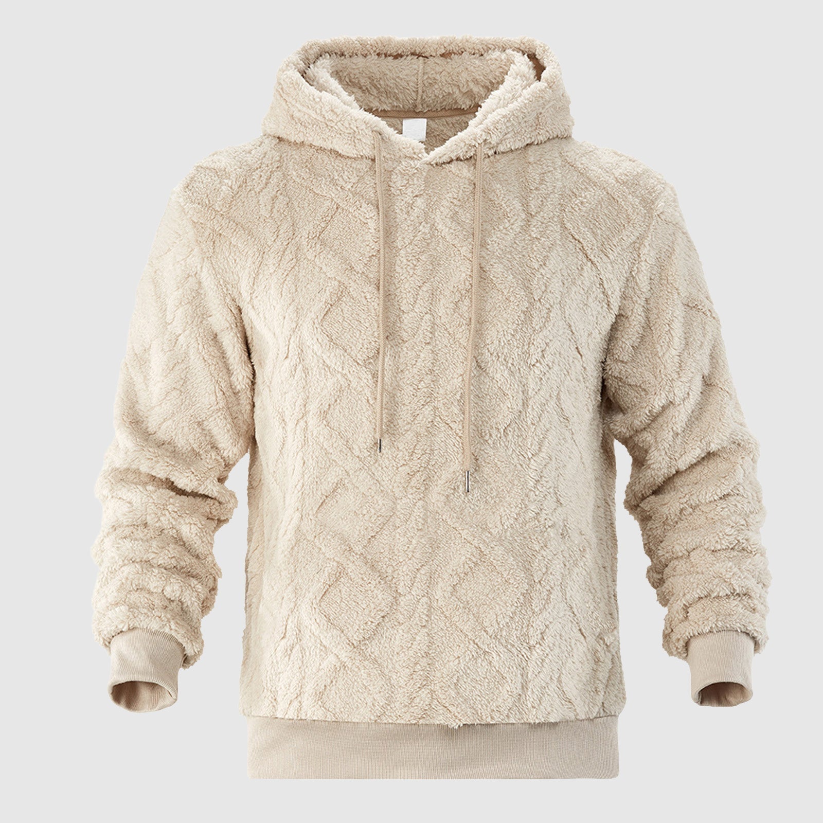 Alessandro Veneti plush velvet hoodie in luxury lounge style with fluid drape silhouette