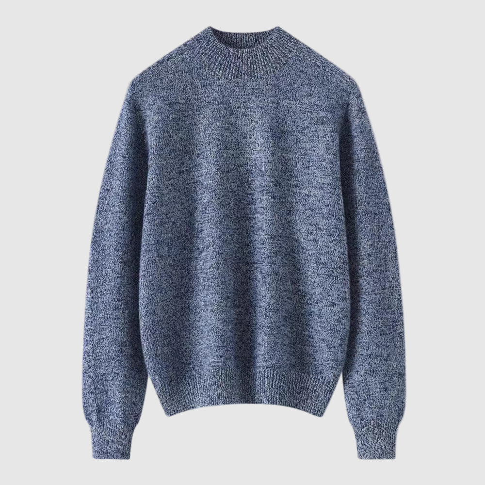 Alessandro Veneti men's crewneck pullover, cozy winter knit in soft-touch poly-blend, relaxed fit