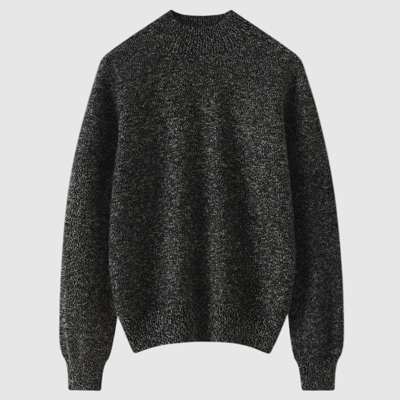 Alessandro Veneti men's crewneck pullover cozy winter knit ultra-warm soft-touch poly-blend sweater