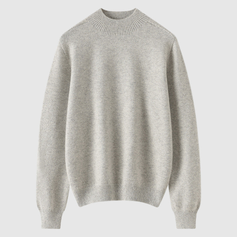 Alessandro Veneti men's crewneck pullover cozy winter knit soft-touch poly-blend lightweight warm sweater