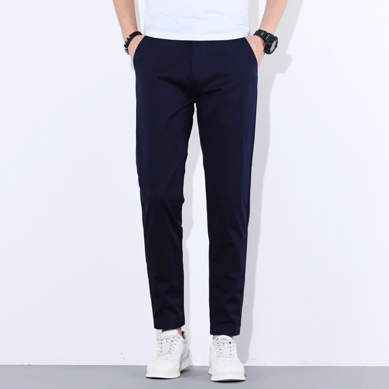 Alessandro Veneti Vivid Lane men's cotton-spandex pants modern fit breathable stretch city professional style