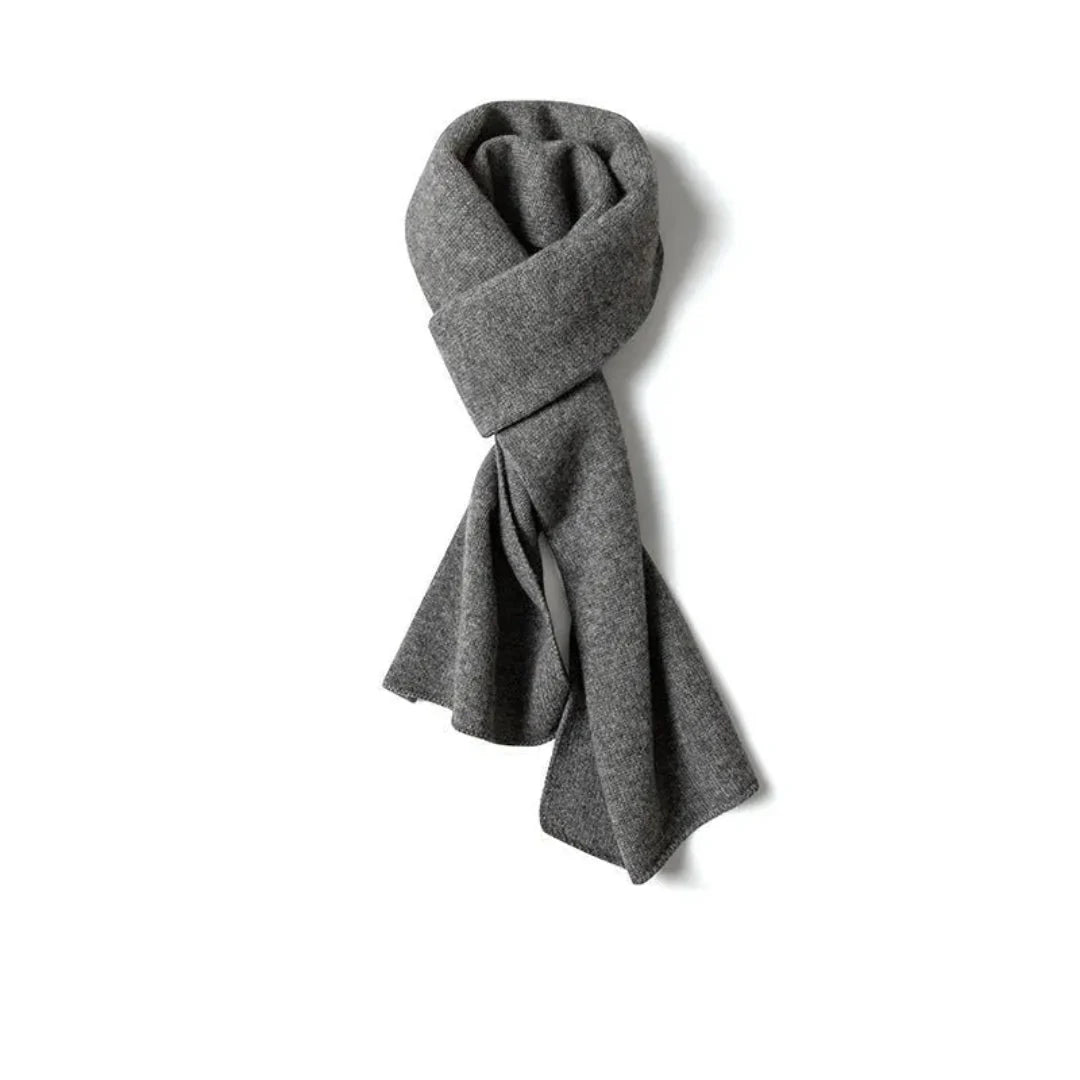 Alia women's 100% cashmere scarf, ultra-soft lightweight wrap in neutral tone for casual formal wear