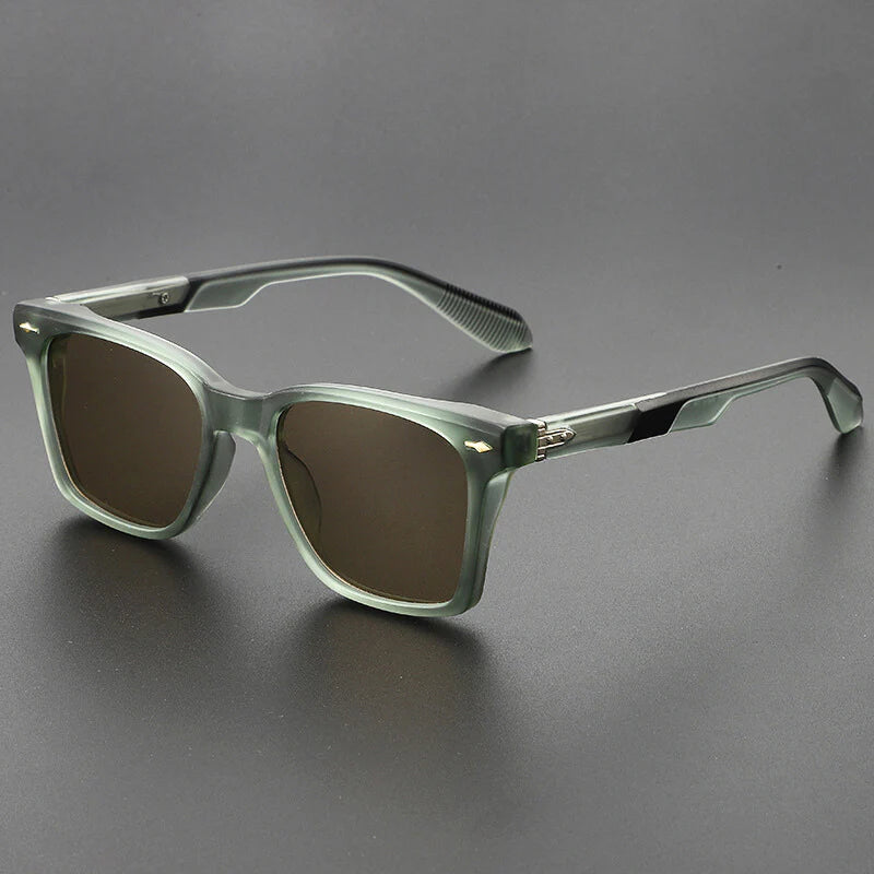 Arvo square sunglasses matte lightweight frame UV blocking lenses bold geometric everyday style