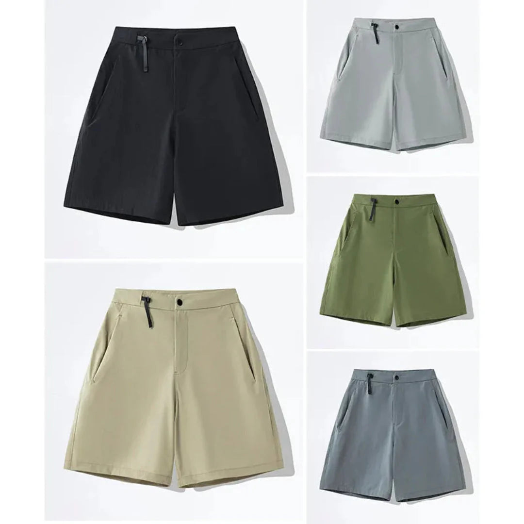Men's Ashton lightweight nylon-spandex quick-dry active shorts with moisture-wicking performance fit