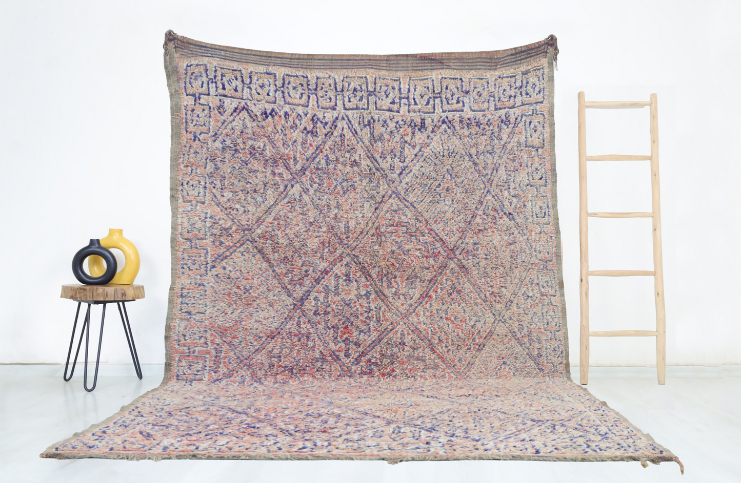 Aṣil Vintage Moroccan Rug 6'1" x 11' - Urbann-Vibe