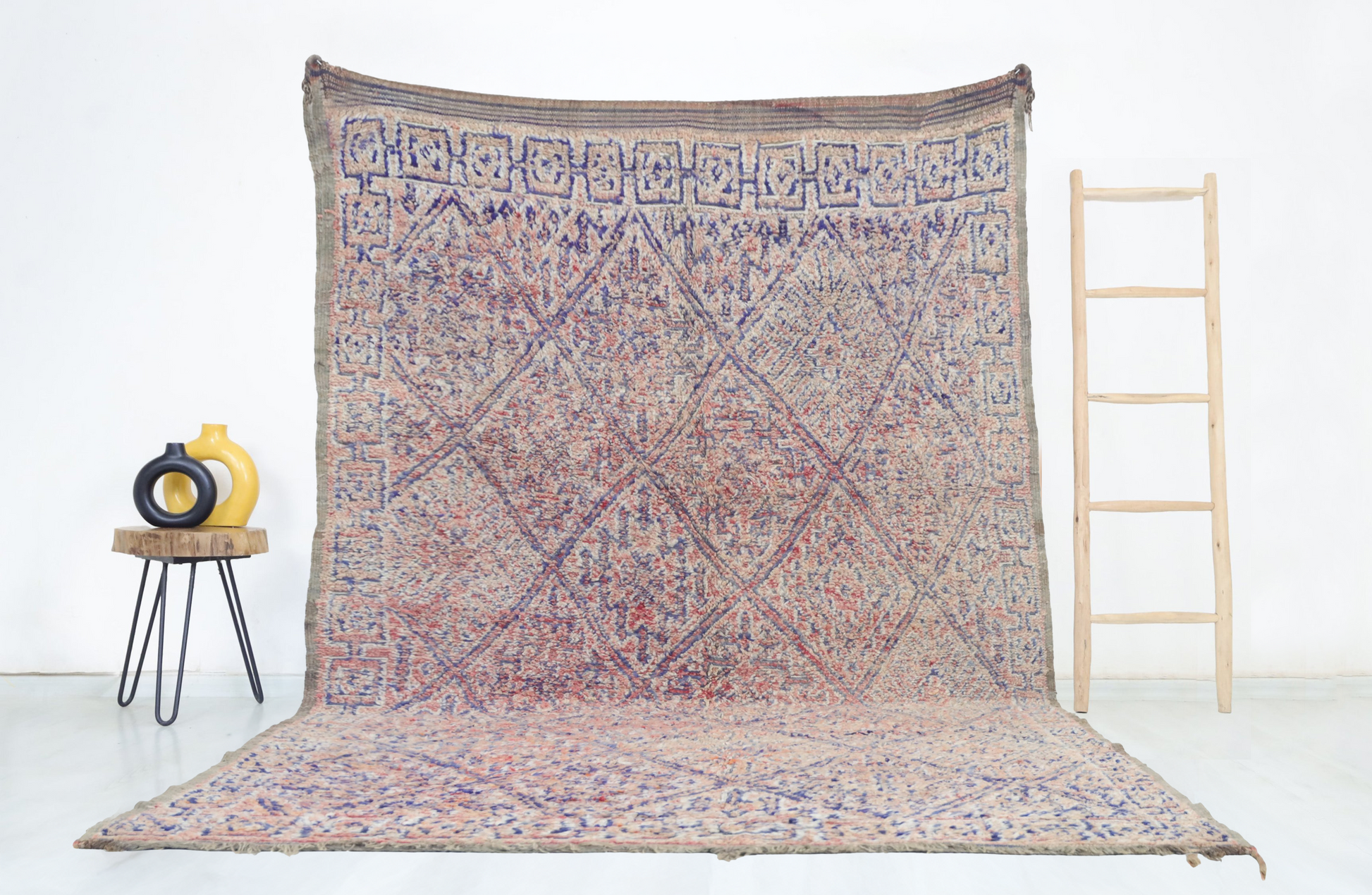 Aṣil Vintage Moroccan Rug 6'1" x 11' - Urbann-Vibe