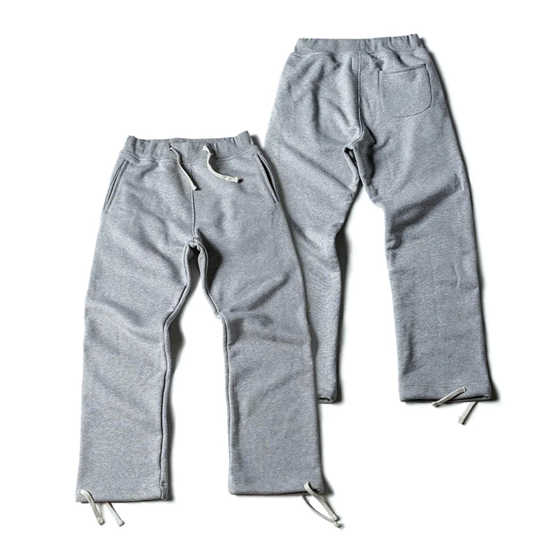 Unisex crew jogger sweatpants premium cotton blend straight leg elastic waistband side pockets