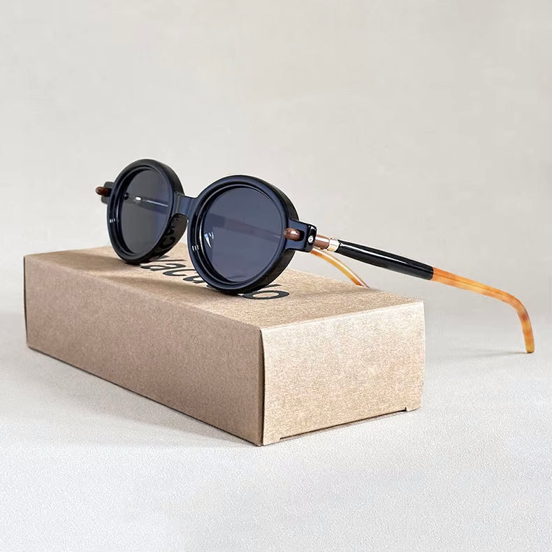 Aurelia retro oval sunglasses bold vintage silhouette sleek tapered temples UV400 everyday eyewear