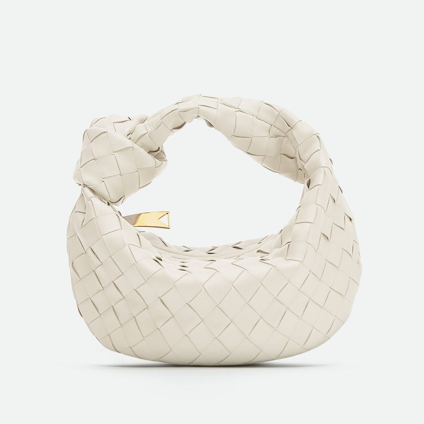 Danielle woven mini handbag vegan leather structured texture compact chic timeless women