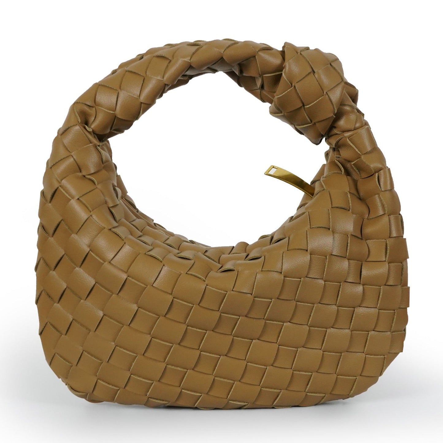 Danielle woven mini handbag vegan leather structured texture compact chic timeless women