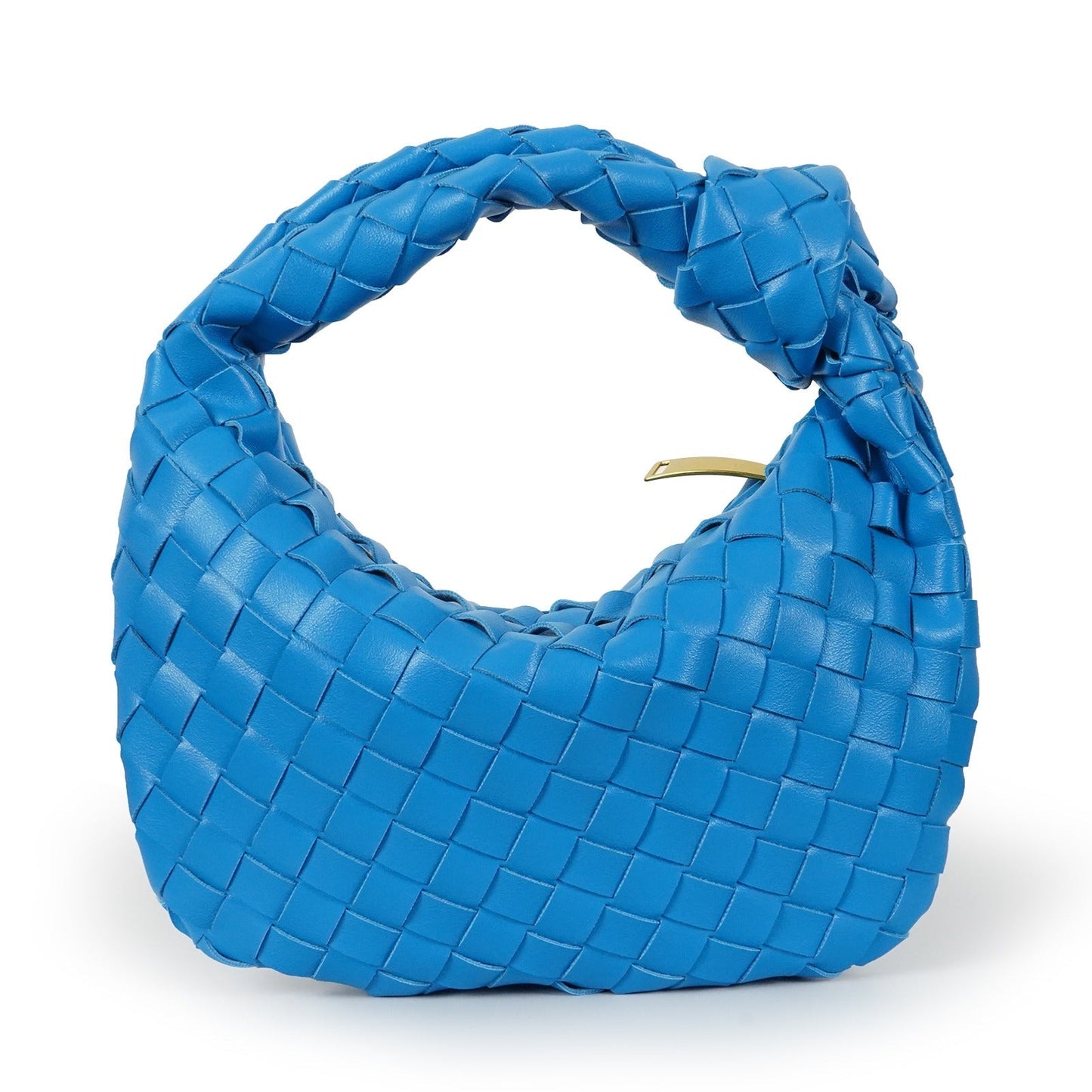 Danielle woven mini handbag vegan leather structured texture compact chic timeless women