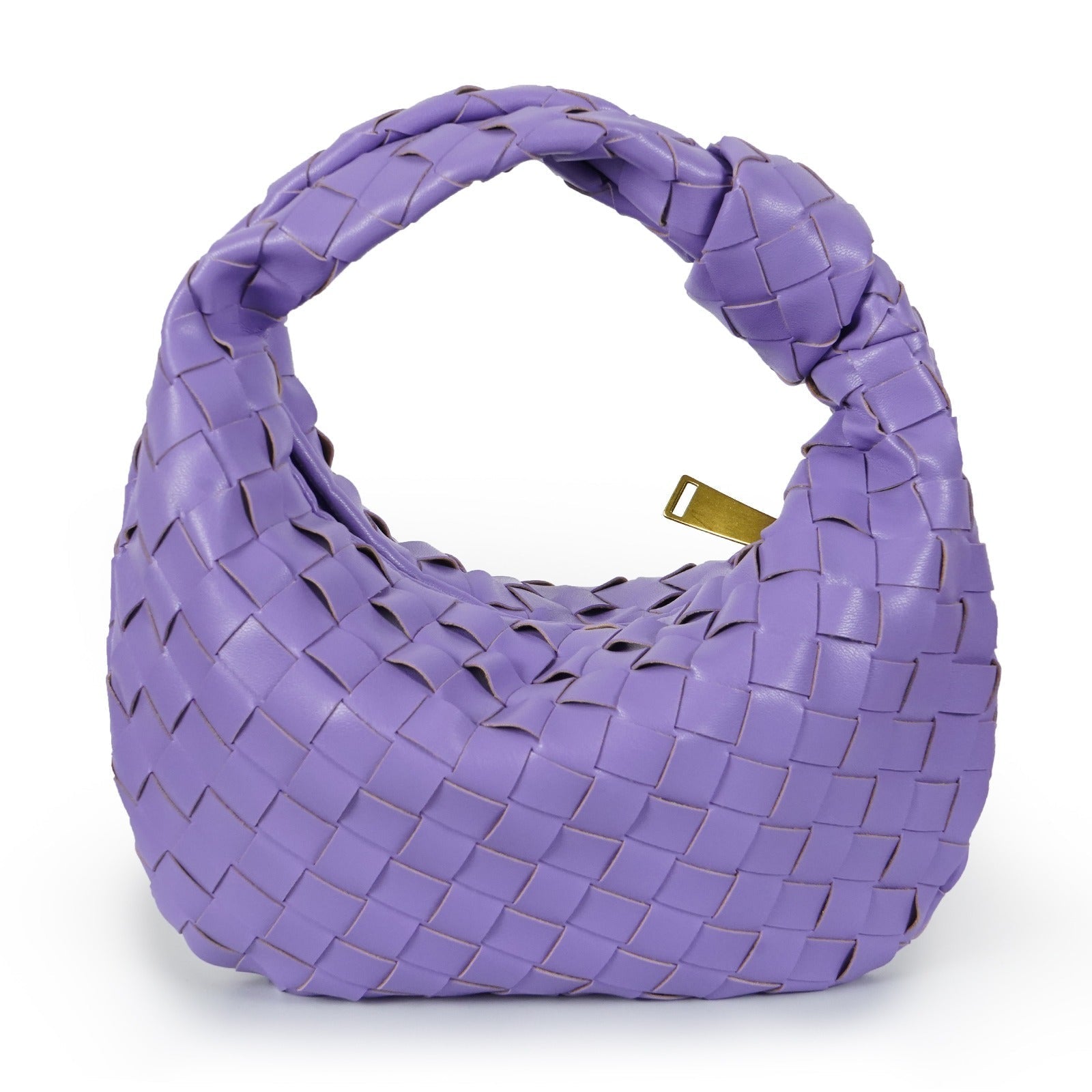 Danielle woven mini handbag vegan leather structured texture compact chic timeless women