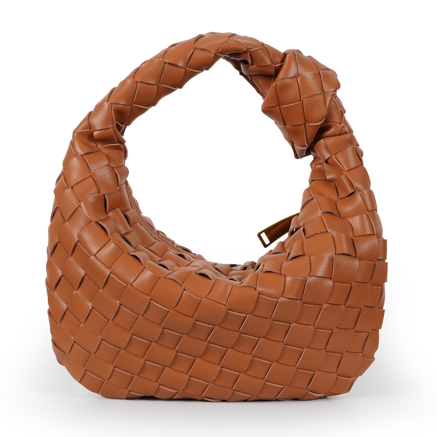 Danielle woven mini handbag vegan leather structured texture compact chic timeless women