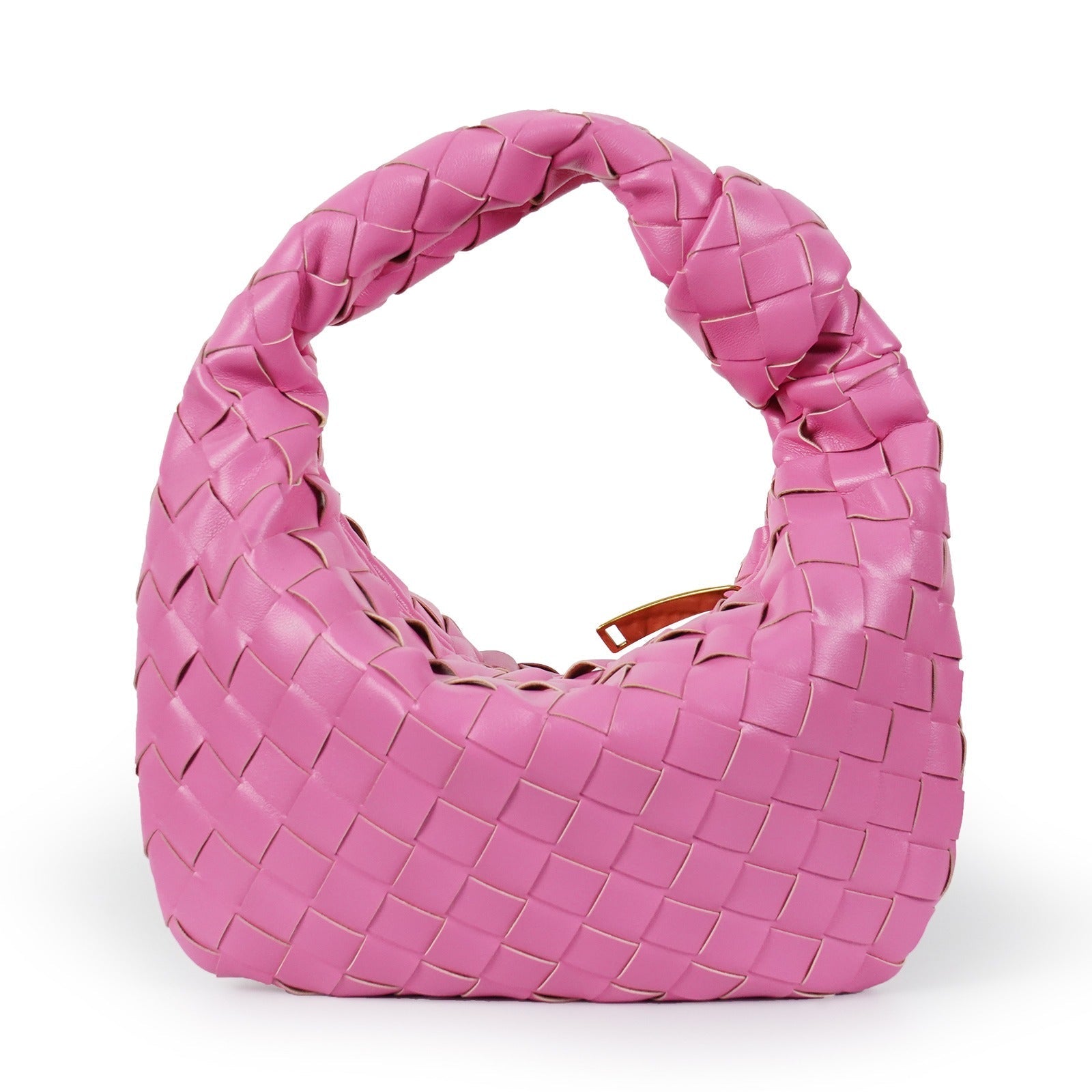 Danielle woven mini handbag vegan leather structured texture compact chic timeless women