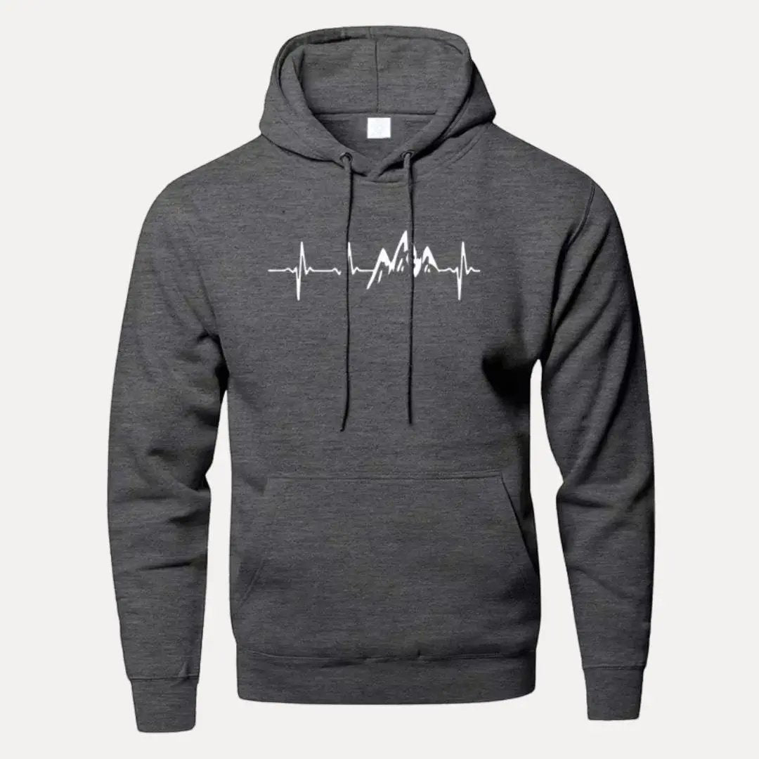 Austin Peak Rhythm Hoodie relaxed-fit outdoor pullover in rugged soft breathable fabric with drawstring hood