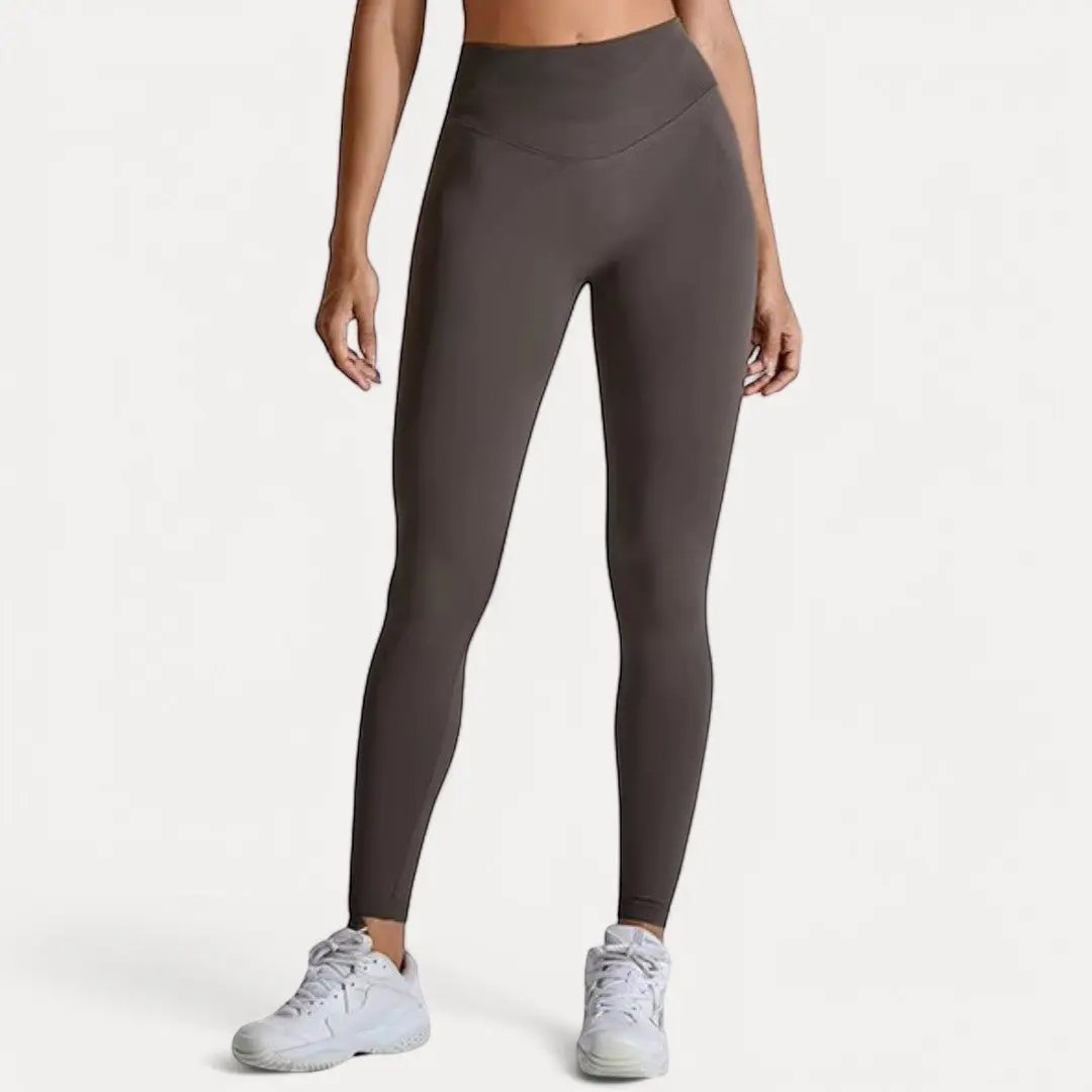 Black high-waist sculpt workout leggings for women with tummy control and scrunch butt-lift