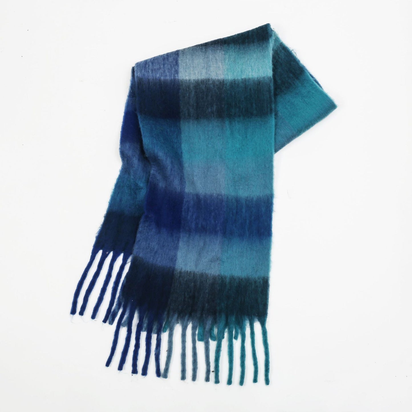 Avellino multicolor rainbow cascade scarf soft poly blend vibrant wrap for color lovers