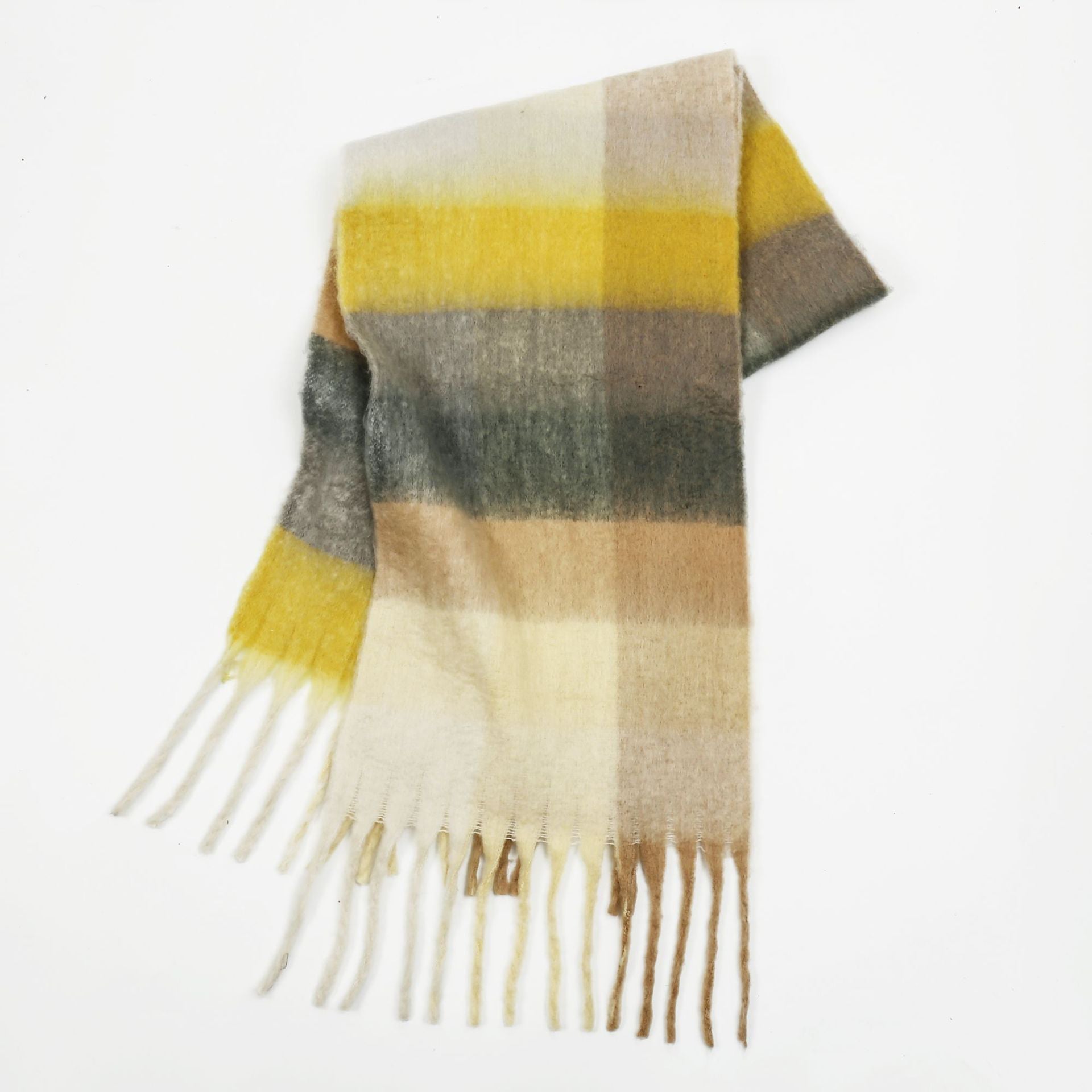 Avellino multicolor rainbow cascade scarf soft poly blend wrap with vibrant hues for color lovers