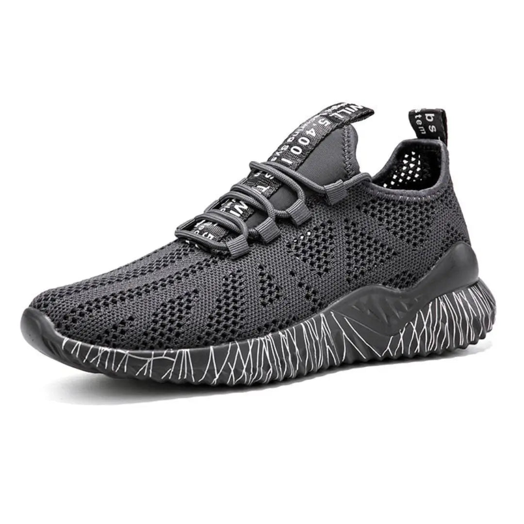 Aziel AeroStride ultra-lightweight knit sneakers with responsive cushioning, sleek athletic style