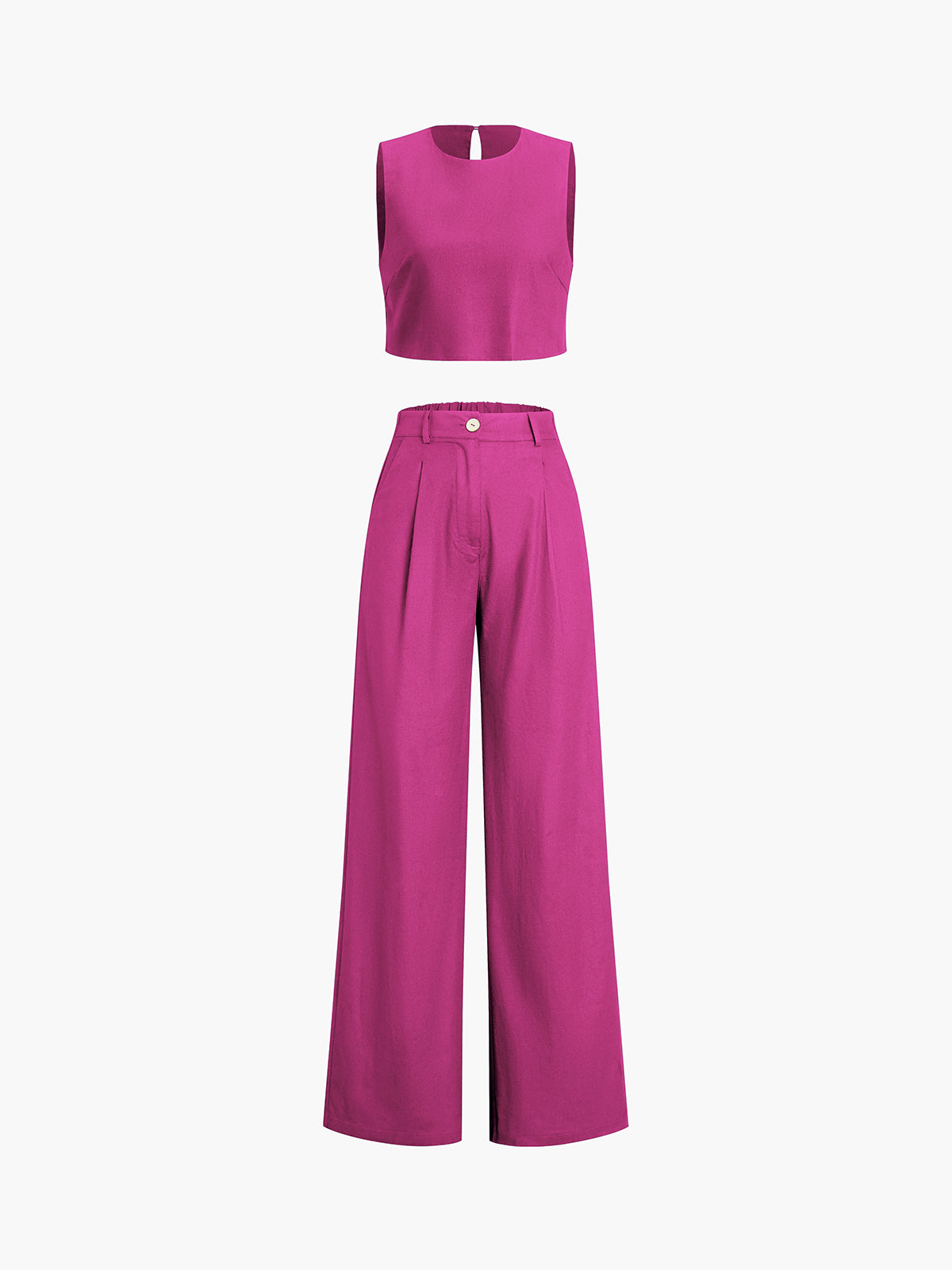 Fenne women two-piece pant set elegant office evening coordinated polished contemporary style